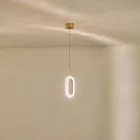 EUROLAMP ARTE ILLUMINA KRIKO függesztett lámpatest, arany színű 3000K 120X1300mm, 780lm