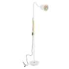 Berge Vienna fa/fehér színű állólámpa állítható magassággal 120-150 cm E27-es foglalattal