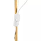 Berge London fa/fehér színű állólámpa állítható magassággal 145-175 cm 2xE27-es foglalattal