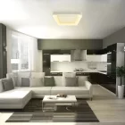 Videx Led Edge 72 W-os ø450mm fehér négyzet alakú LED távirányítós mennyezeti lámpa