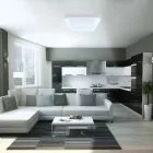 Videx Led Edge 72 W-os ø450mm fehér négyzet alakú LED távirányítós mennyezeti lámpa