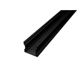   Ledprofiles 1 méteres fekete színű felületre szerelhető aluprofil LP102