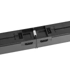 Videx 50 W-os 120 cm-es 5000 K fekete színű lámpa a BNL02 sorozathoz