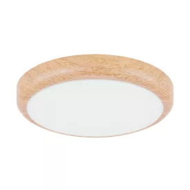   Strühm Nastia 2in1 18 W-os CCT-s falba süllyeszthető és felületre szerelhető fenyő színű LED-es mennyezetlámpa