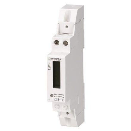 1 Fázisú digitális fogyasztásmérő sínre szerelhető 30A 220-240V