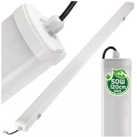   Berge LEO 50 W-os falon kívüli 120 cm-es por- és páramentes lámpa IP65 5000K 5000lm