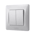 Videx Binera ezüst színű süllyesztett csillárkapcsoló (105) (20/120)