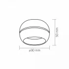 Videx fehér mennyezeti lámpa keret GX53-as foglalattal