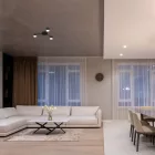 Videx fekete színű mennyezeti lámpa 3xGX53-as foglalattal