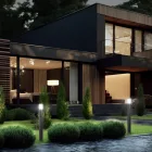 Videx kerek kerti 60 cm-es fekete színű állólámpa GU10-es foglalattal