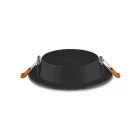 Videx 6 W-os süllyesztett natúr fehér fekete színű kör alakú LED-es mennyezetlámpa