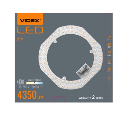 Videx 36W-os LED modul mennyezeti lámpához 4000K 4350lm