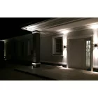 Berge Hana Kerti oldalfalra helyezhető szürke színű lámpa GU10-es foglalattal