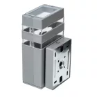 Berge Inez Kerti oldalfalra helyezhető matt ezüst színű lámpa GU10-es foglalattal