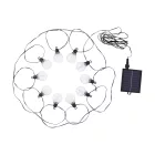 Strühm GLASI LED RGB napelemes fekete 7,5 m-es girland lámpa 3W