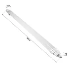 Berge ORZO PRO 36 W-os 120 cm-es IP65 4000K 6600lm por- és páramentes lámpa