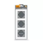 Videx Binera fehér színű hármas függőleges üvegkeret (6/48)