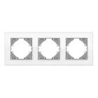 Videx Binera fehér színű hármas vízszintes üvegkeret (6/48)