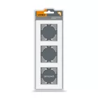 Videx Binera fehér színű hármas vízszintes üvegkeret (6/48)