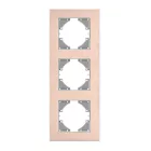 Videx Binera rosegold színű alumínium hármas függőleges keret (6/48)