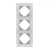 Videx Binera ezüst színű alumínium hármas függőleges keret (6/48)