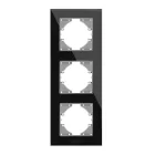 Videx Binera fekete színű hármas függőleges üvegkeret (6/48)