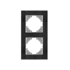 Videx Binera fekete színű alumínium dupla függőleges keret (6/48)