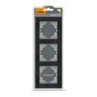 Videx Binera fekete színű alumínium hármas függőleges keret (6/48)