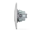 Videx Binera ezüst színű süllyesztett földelt csatlakozó aljzat (20/120)