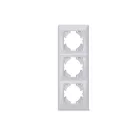 Videx Binera ezüst színű hármas függőleges keret (12/96)