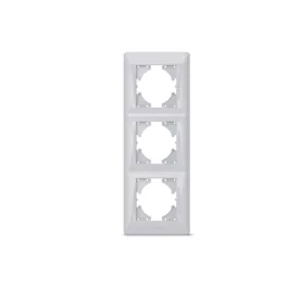   Videx Binera ezüst színű hármas függőleges keret (12/96)