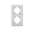 Videx Binera ezüst színű dupla függőleges keret (12/96)