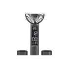 MasterLED Summer 9W-os asztali lámpa beépített ventilátorral 3000-6500K fekete