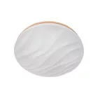 MasterLED XUDO 72W 3000-6500K 500x85 mm valódi fa/fehér színű mennyezeti lámpa távirányítóval