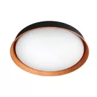 MasterLED XUDO 54W 3000-6500K 400x85 mm fekete/tölgy színű mennyezeti lámpa távirányítóval