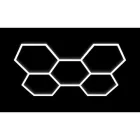 MasterLED Hexagon 5S LED lámpa 192W 168x238cm szett 6500K