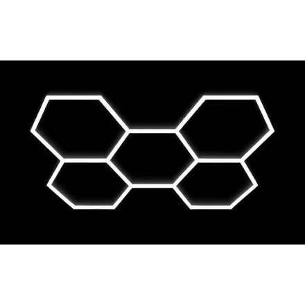MasterLED Hexagon 5S LED lámpa 192W 168x238cm szett 6500K