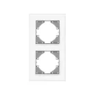 Videx Binera fehér színű dupla függőleges üvegkeret (6/48)