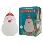 EcoLight Mikulás alakú RGB+ 3000K 2 5 W-os led éjszakai fény