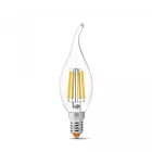 VIDEX C37Ft Filamentszálas LED izzó, 6W, E14, 4100K