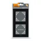 Videx Binera fekete színű dupla függőleges üvegkeret (6/48)