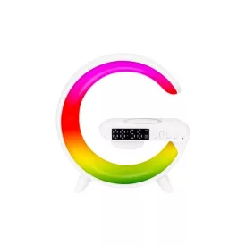   MasterLED QI 5W-os RGB, újratölthető asztali lámpa beépített hangszóróval