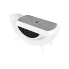 MasterLED QI 5W-os RGB újratölthető asztali lámpa beépített vezeték nélküli telefontöltővel és hangszóróval