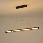 Eurolamp Arte illumina Luis alumínium LED függőlámpa, 21W 1260Lm, Fekete-Arany