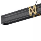 Eurolamp Arte illumina Luis alumínium LED függőlámpa, 21W 1260Lm, Fekete-Arany