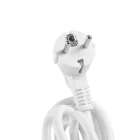 Videx Oncord fehér színű 3-as professzionális hosszabbító kapcsolóval 3m-es kábellel 2 x USB + 1 x USB-C