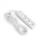 Videx Oncord fehér színű 3-as professzionális hosszabbító kapcsolóval 3m-es kábellel