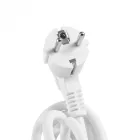 Videx Oncord fehér színű 3-as professzionális hosszabbító kapcsolóval 3m-es kábellel