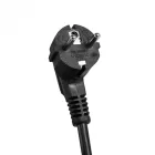 Videx Oncord fekete színű 4-es professzionális hosszabbító kapcsolóval 3m-es kábellel