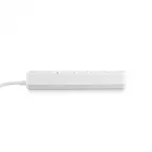 Videx Oncord fehér színű 4-es professzionális hosszabbító kapcsolóval 3m-es kábellel